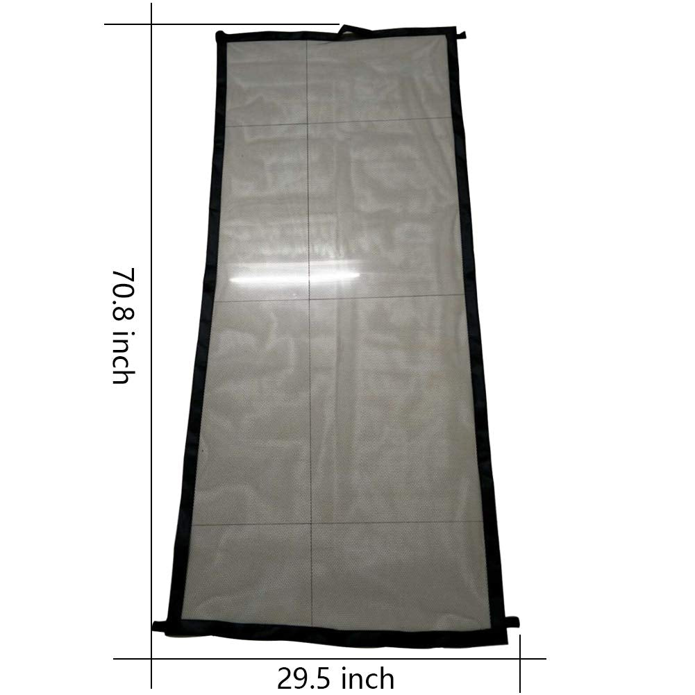 Pet indoor safety protection mesh door, retractable dog magic door for doors, bedrooms, stairs, kitchens and any other easy to install place (180x75cm)