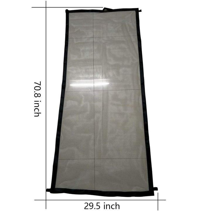 Pet indoor safety protection mesh door, retractable dog magic door for doors, bedrooms, stairs, kitchens and any other easy to install place (180x75cm)