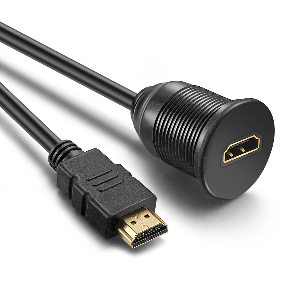 ICESPRING HDMI Panel Flush Mount Cable - 1 Meter 3ft HD