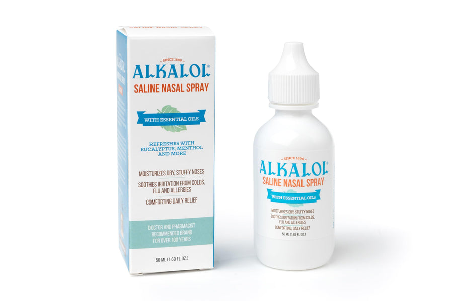 Alkalol Company - Saline Nasal Spray With Essential Oil