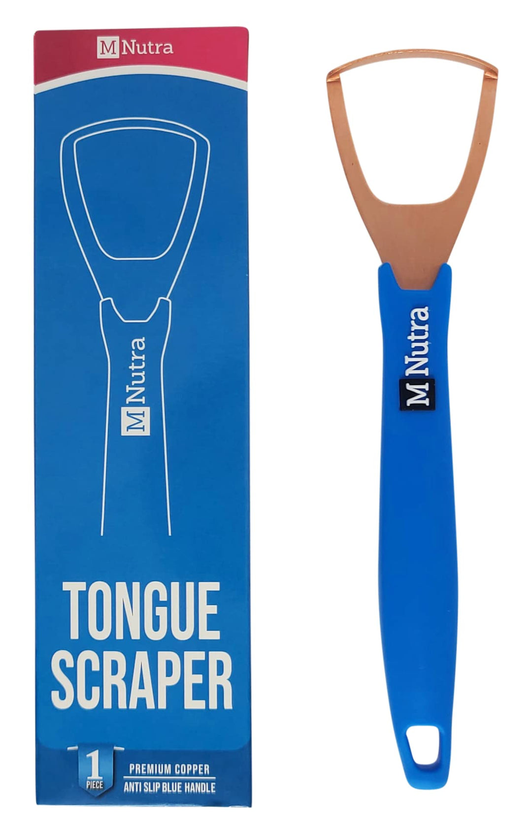 Tongue Scraper - Dental Hygiene Tool, Stainless Steel -