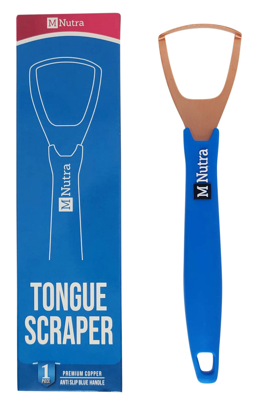 Tongue Scraper - Dental Hygiene Tool, Stainless Steel -