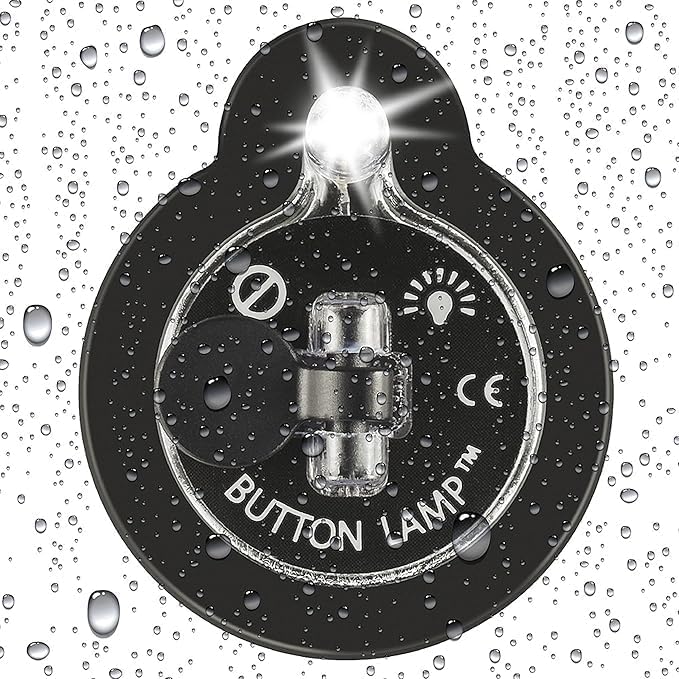 Button LAMP Adhesive LEDs Light Package - Lightweight, Ultra Small, Ultra Bright LED Utility Lights 6-Pack