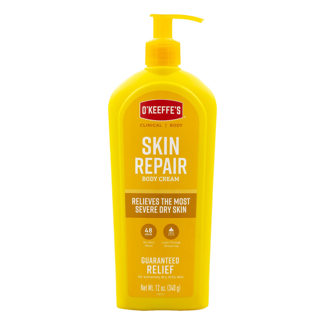 O&#39;Keeffe&#39;s Skin Repair Body Lotion and Dry Skin Moisturizer, Pump Bottle, 12 ounce, Packaging May Vary