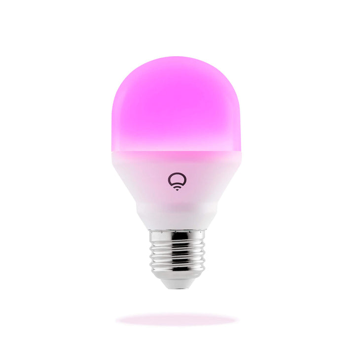 A19 Mini Day and Dusk White Wi-Fi Smart LED Light Bulb, Dimmable, No Hub Required, App and Voice Control, Works with Amazon Alexa, Apple HomeKit, Google Assistant and Microsoft Cortana