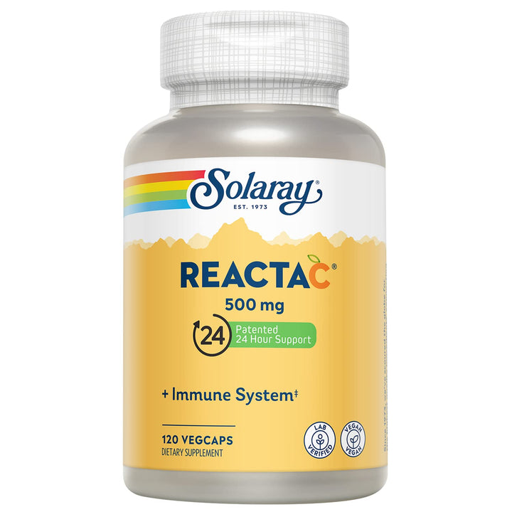 SOLARAY Reacta-C with 500mg Vitamin C, 200mg Bioflavono