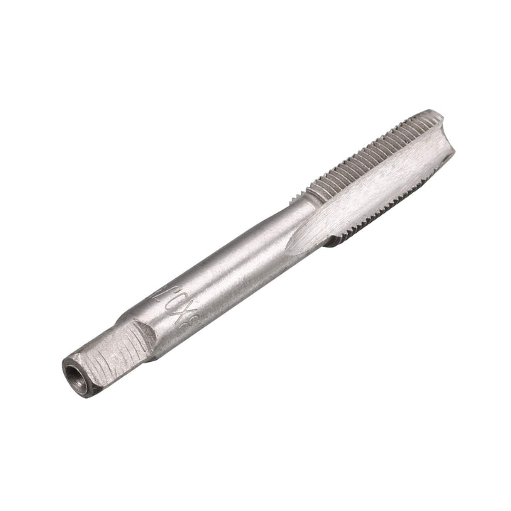 Metric Hand Tap M8 Thread 0.75 Pitch 3 Straight Flutes H2 Alloy Tool Steel Bottom &amp; Taper Screw Tap Set Tapping Tools for Repairing 1 Pair