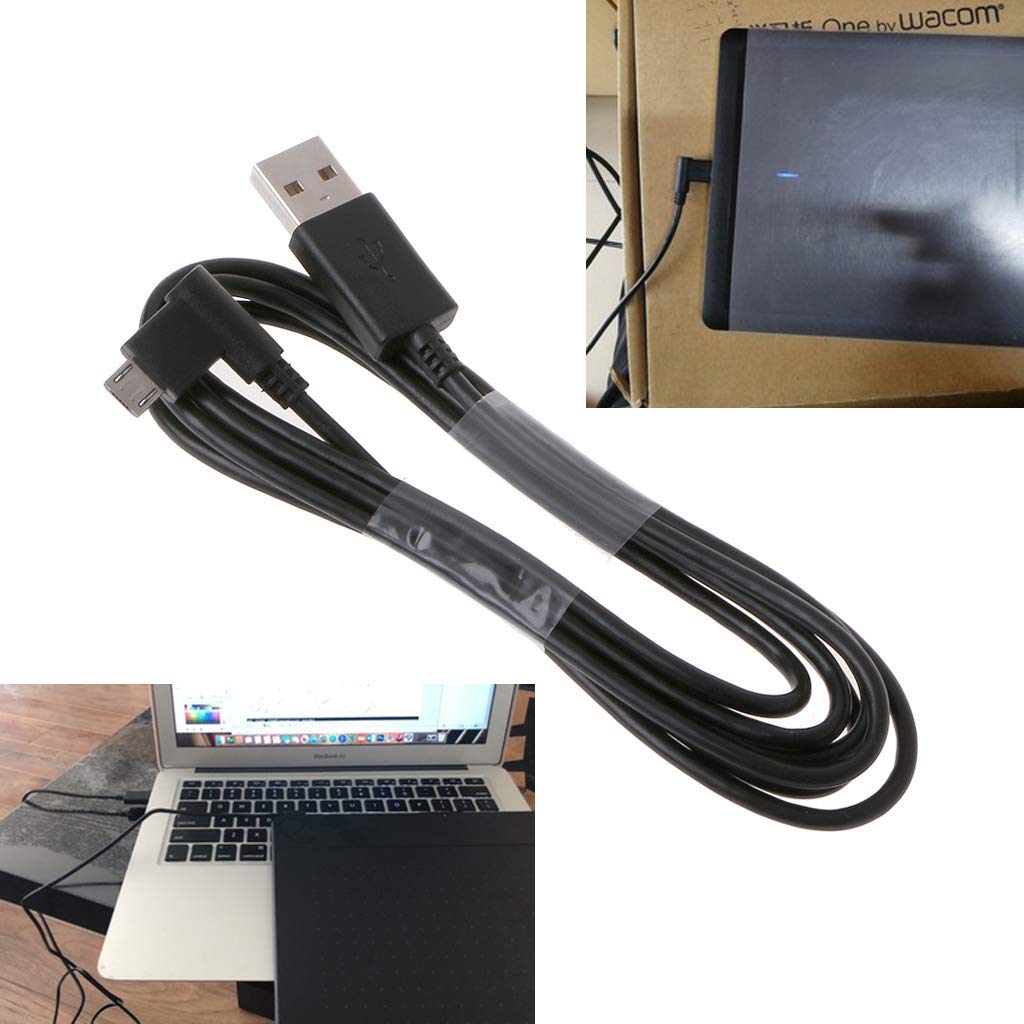Micro USB Charging Cable Power Cord Date Sync Compatible for Wacom-Intuos CTL480 CTL490 CTL690 CTH480 CTH490 CTH680 CTH690 and Wacom Bamboo CTL470 CTL471 CTL671 CTL680 CTH470