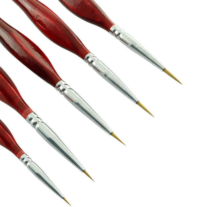 Fine Tip Detail Paint Brush 4PCS Mini Liner Detail Paint Brushes Set for Painting