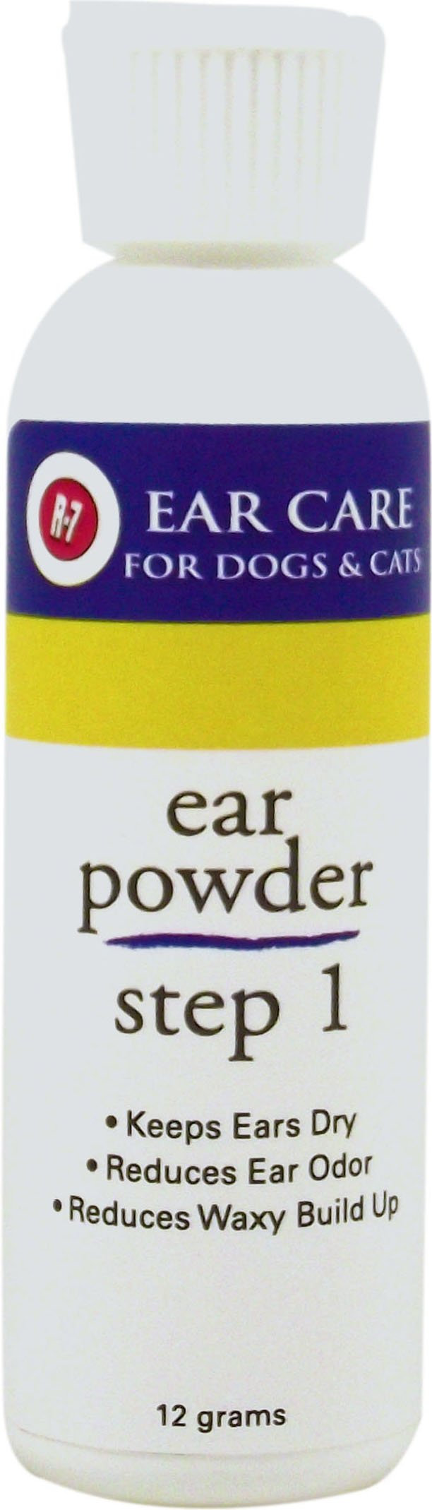 Ear Powder Step 1, 12 Grams, Dog Ear Infection Treatment, Cat &amp; Dog Ear Cleaner Powder for dirt removal