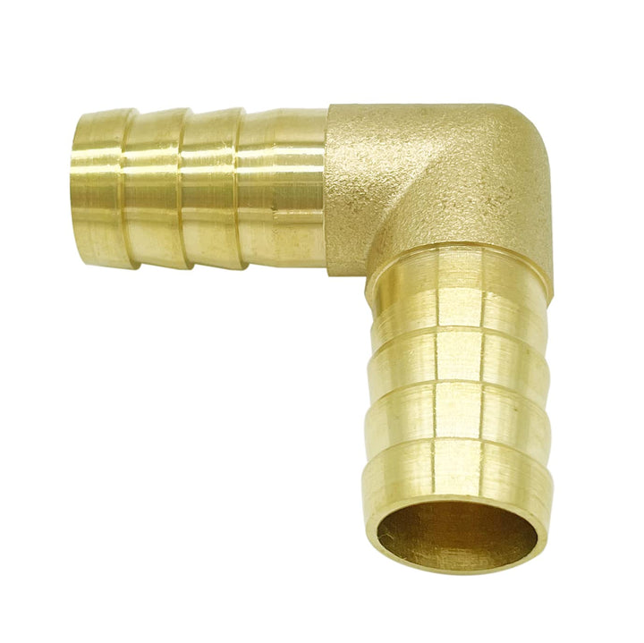 Metaland Brass 1/2 Hose Barb Elbow 90 Degree L Right An