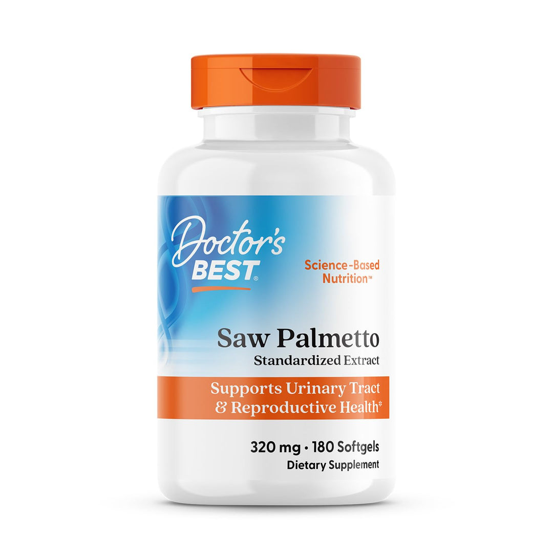 Doctor&#39;s Best Saw Palmetto 320 Mg Softgels, 180 Count