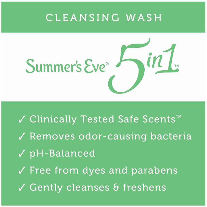Summer s Eve Cleansing Wash For Sensitive Skin, Aloe Love, 15 Fl. Oz.