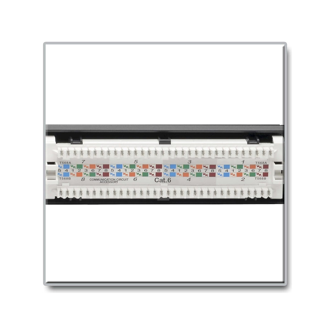 Eaton Tripp Lite Cat6 24-Port PoE+ Patch Panel, RJ45 Et