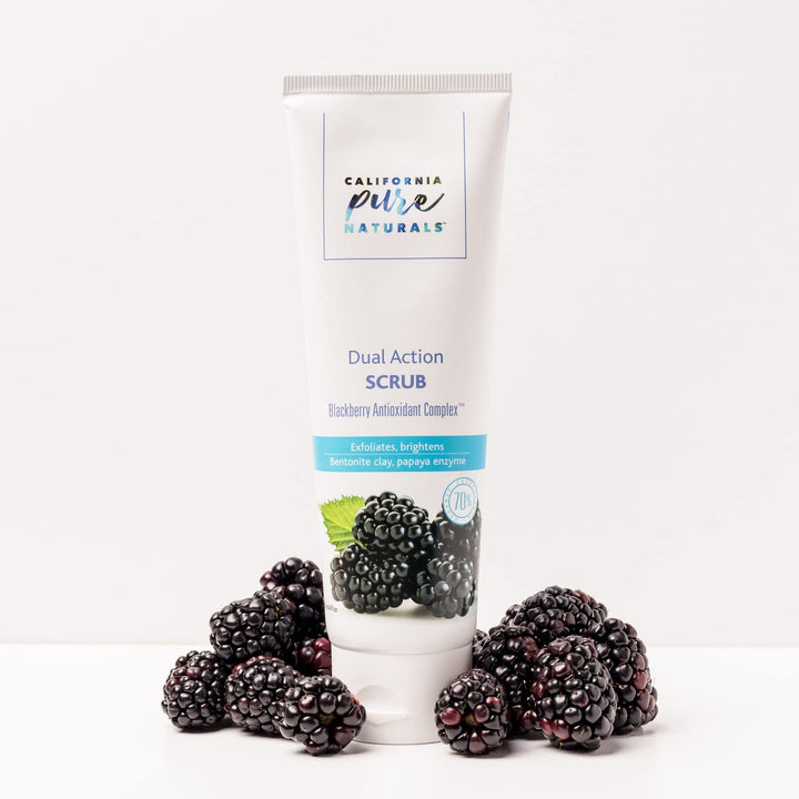 Dual Action Scrub. Exfoliating Face Wash For Soft &amp; Polished Skin (4.0 Oz)