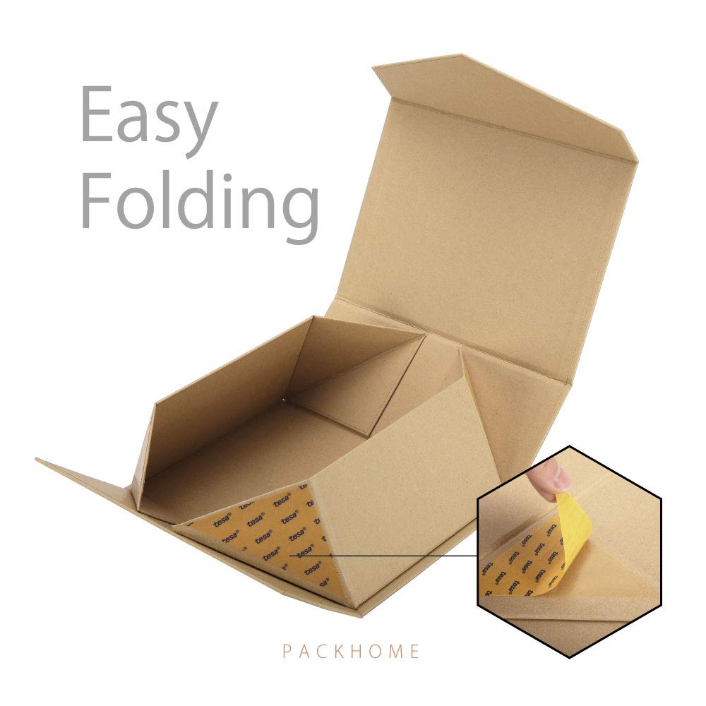 PACKHOME Gift Box 9.5x7x4 Inches, Groomsman Box, Rectan