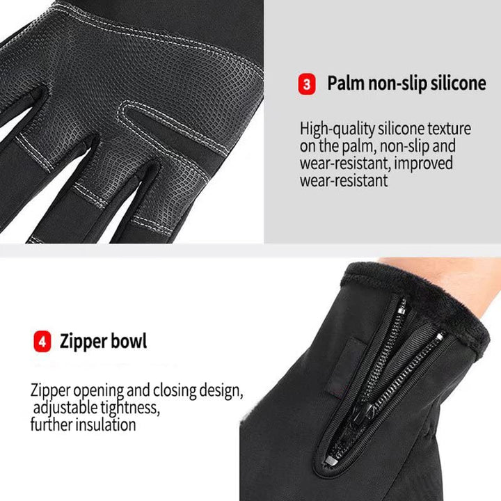Cold Weather Gloves,Winter Gloves to Keep Warm,Running,Cycling,Driving,Hiking,Fishing,Windproof,Non-Slip,Finger Touch Screen,Warm Men and Women Gifts(XL)