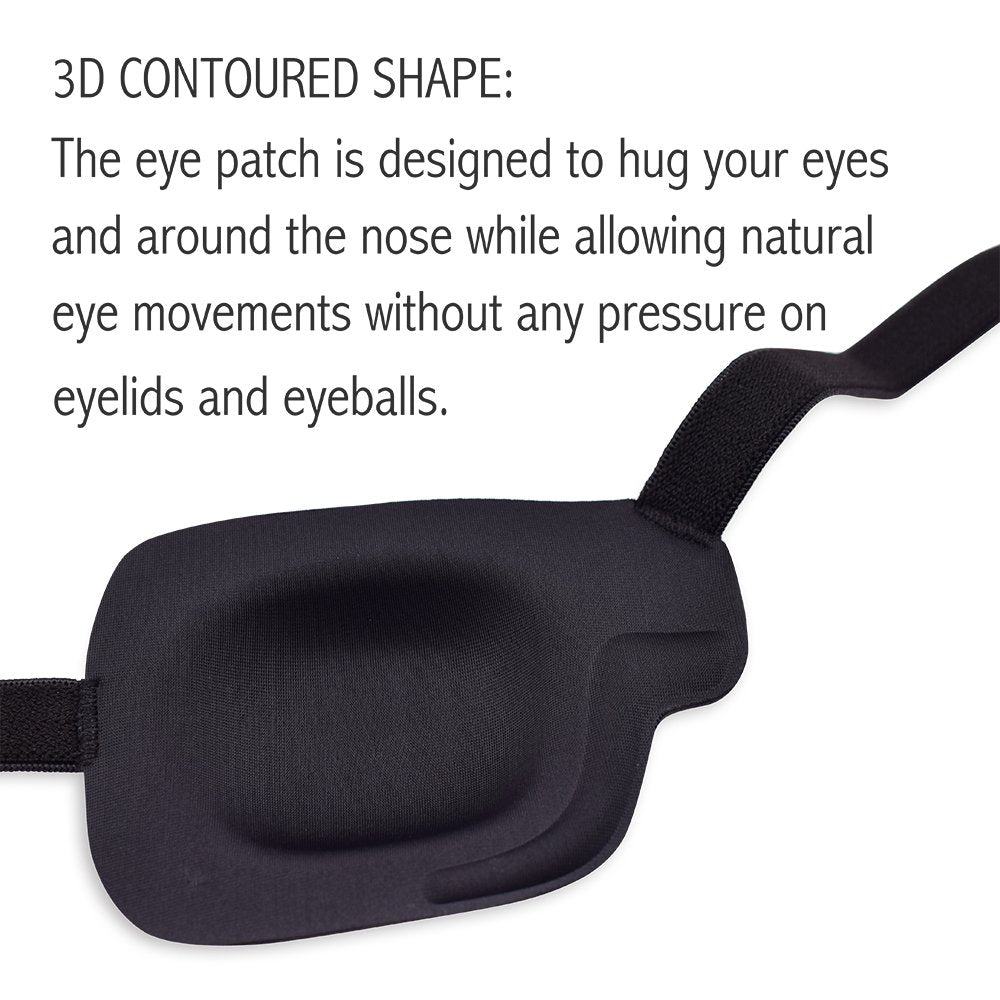 Left Eye: Fcarolyn 3D Eye Patch For Kids (Left Eye)