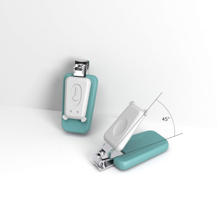 Baby Nail kit 5-in-1Children&#39;s nail clipper set Includes Nail Clippers, Scissors, Nail Files, and Tweezers.Baby Nail Care Set,Suitable for Newborns, Infants, Children(Green)