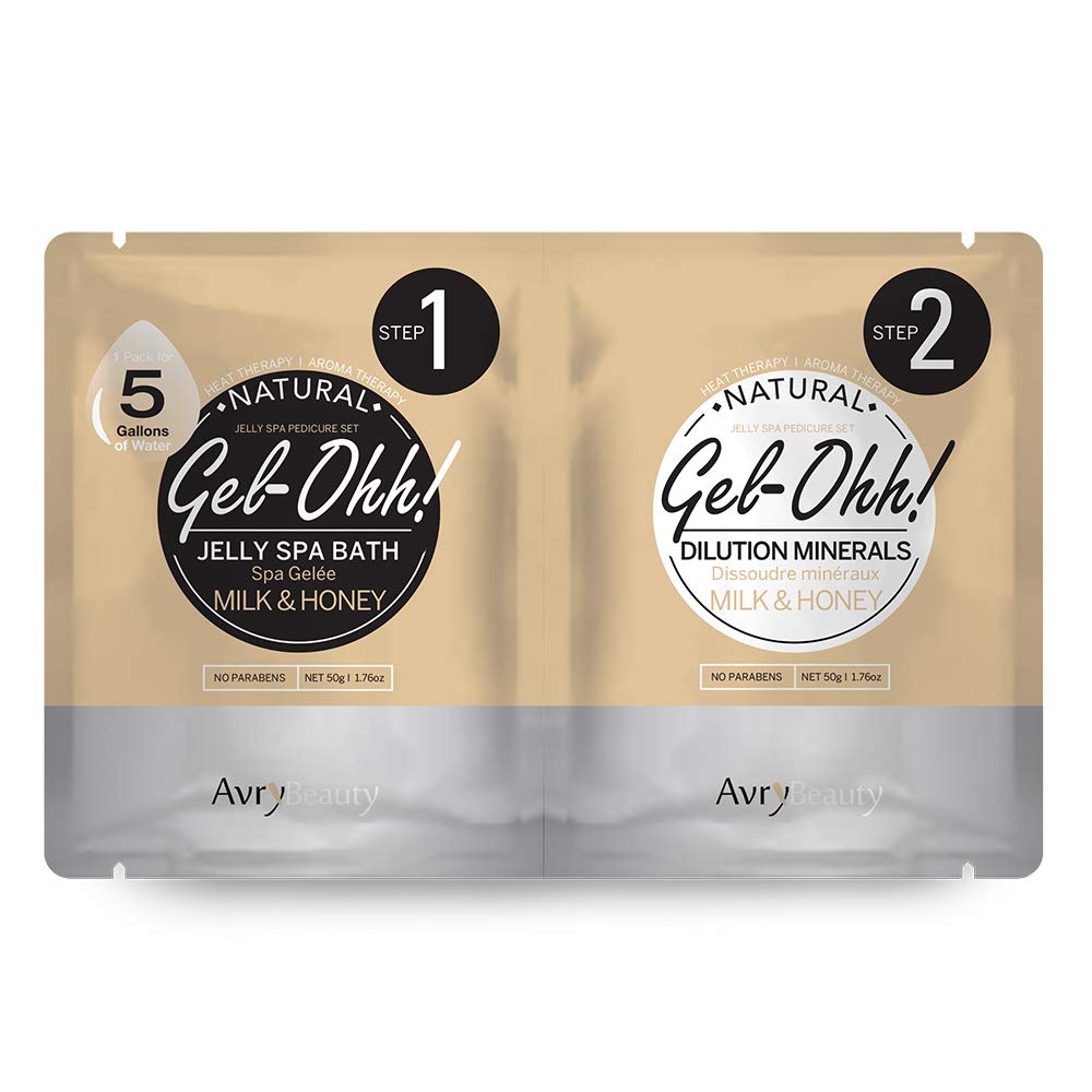 AvryBeauty Gel-Ohh Jelly Spa - Milk &amp; Honey, 1 ct.