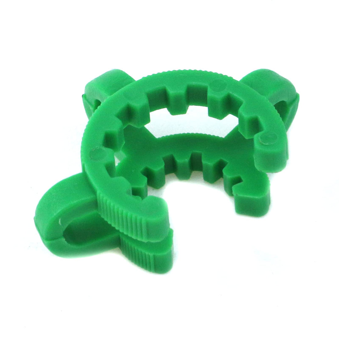 10pcs Green Downstem Clips 14mm for Glass Standard Conical Interface Clip Ground Glass Joint Accessory
