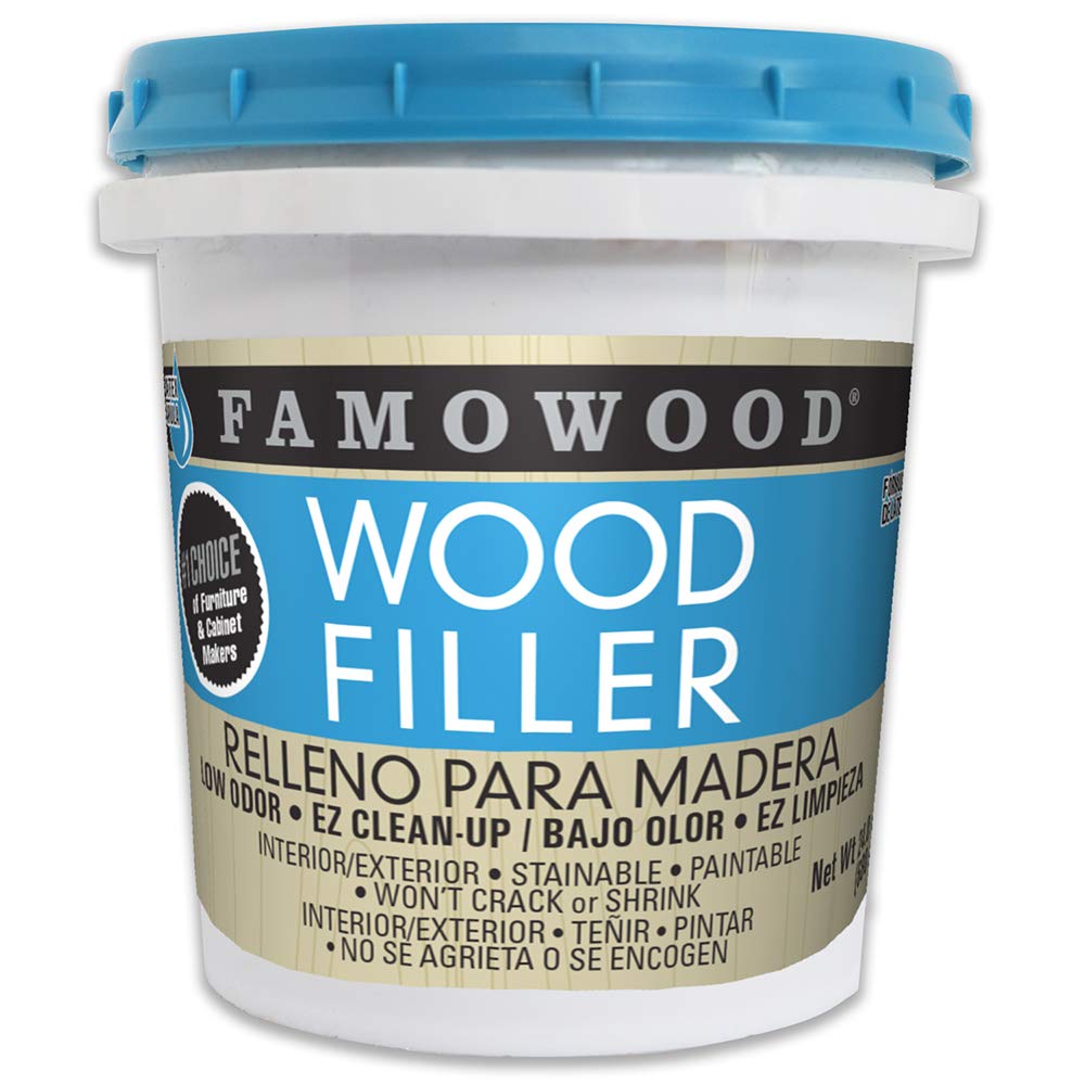40022126 Latex Wood Filler - Pint, Natural, 24 oz.
