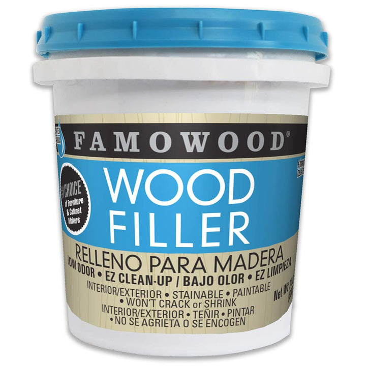 40022126 Latex Wood Filler - Pint, Natural, 24 oz.