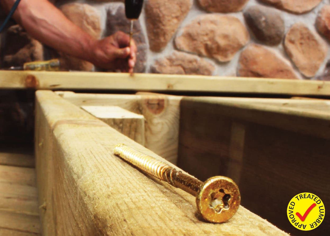 01095#9 x 1-1/2 R4™ Multi-Purpose Screws 820 Count