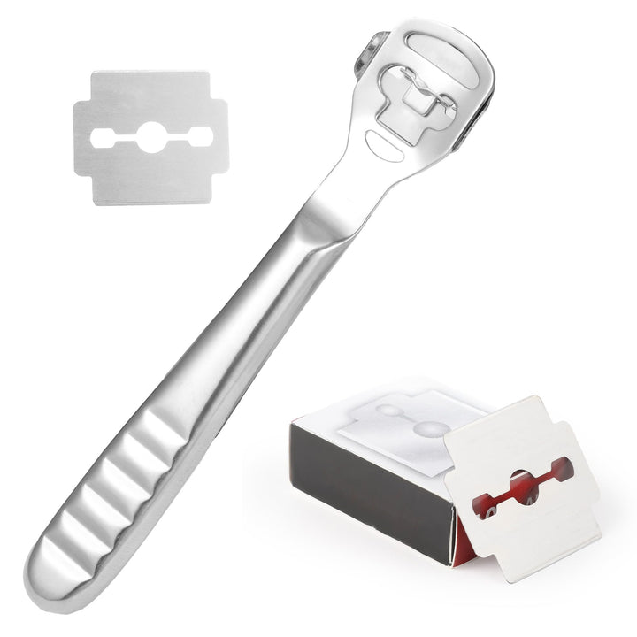MIUKAA Callus Shaver Kit with 10 Blades, Callus Remover