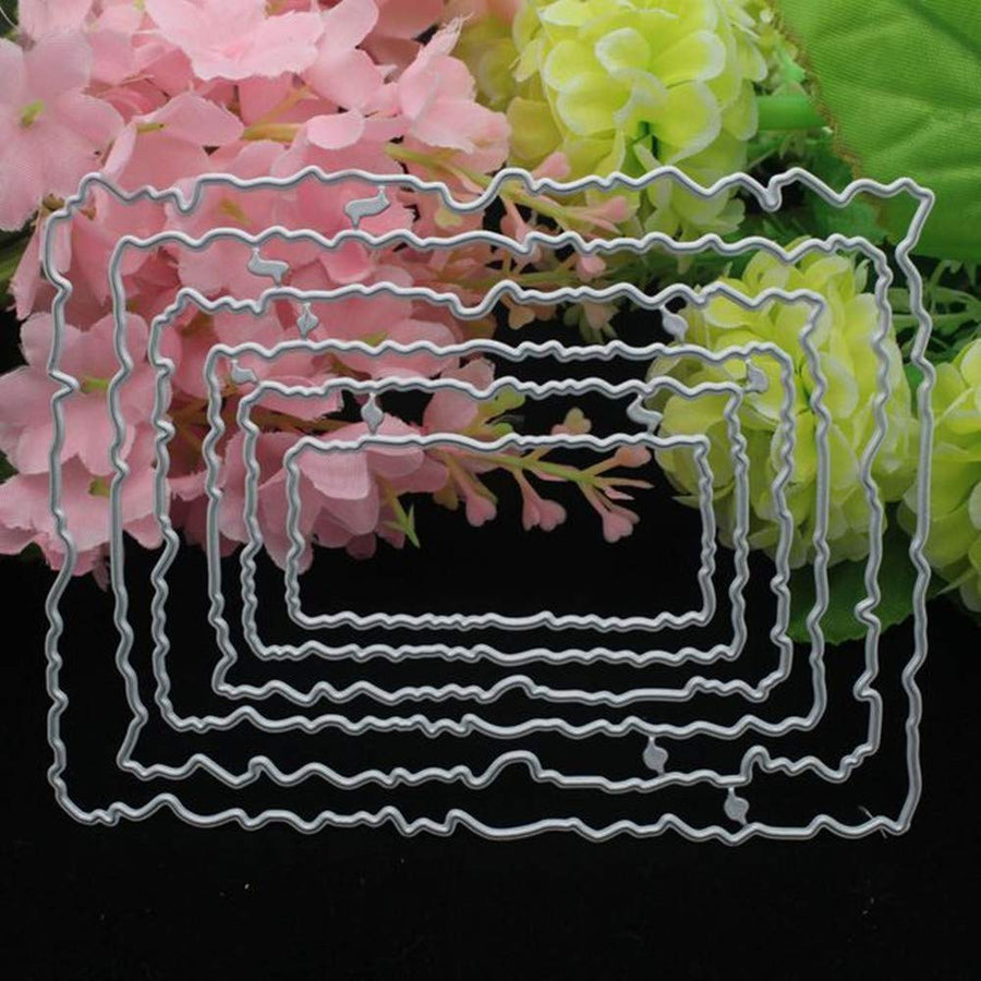 Cutting Dies for Card Making, Carbon Steel Rectangle Di