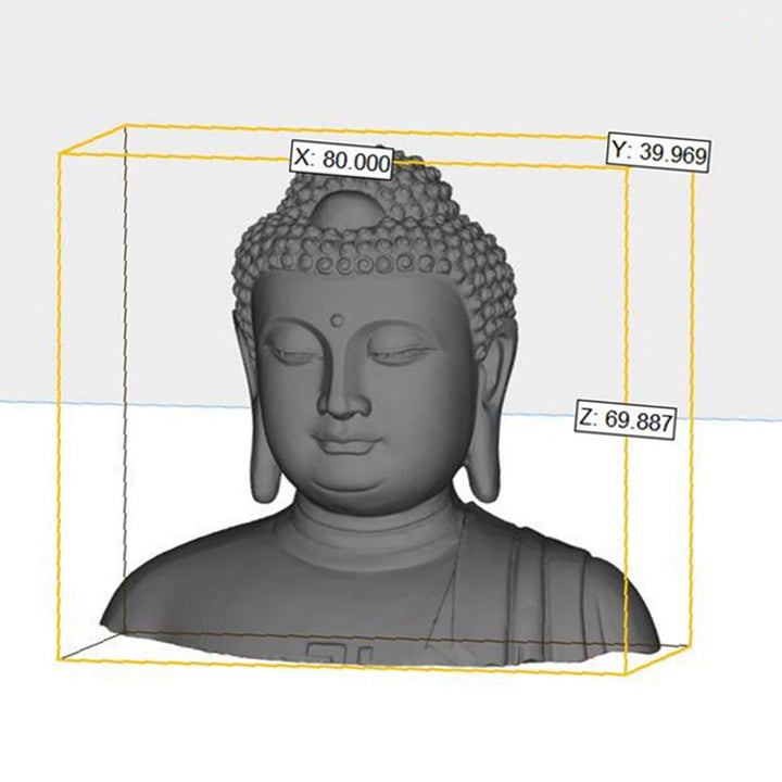 Buddha Head Design Candle Mold Decorating Candle Silicone Molds Resin Crafts Mould Plaster Concrete Statue Silicone Moulds