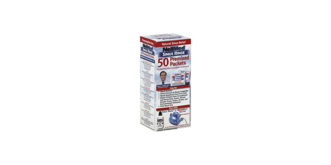 NeilMed Sinus Rinse 50 Premixed Packets