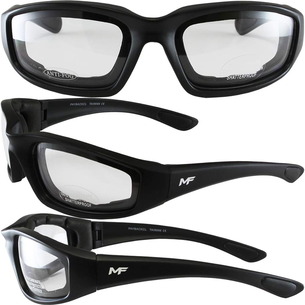 Payback Sunglasses (Black Frame/Clear Lens)