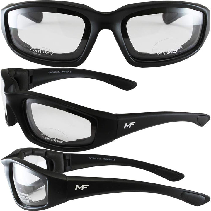 Payback Sunglasses (Black Frame/Clear Lens)