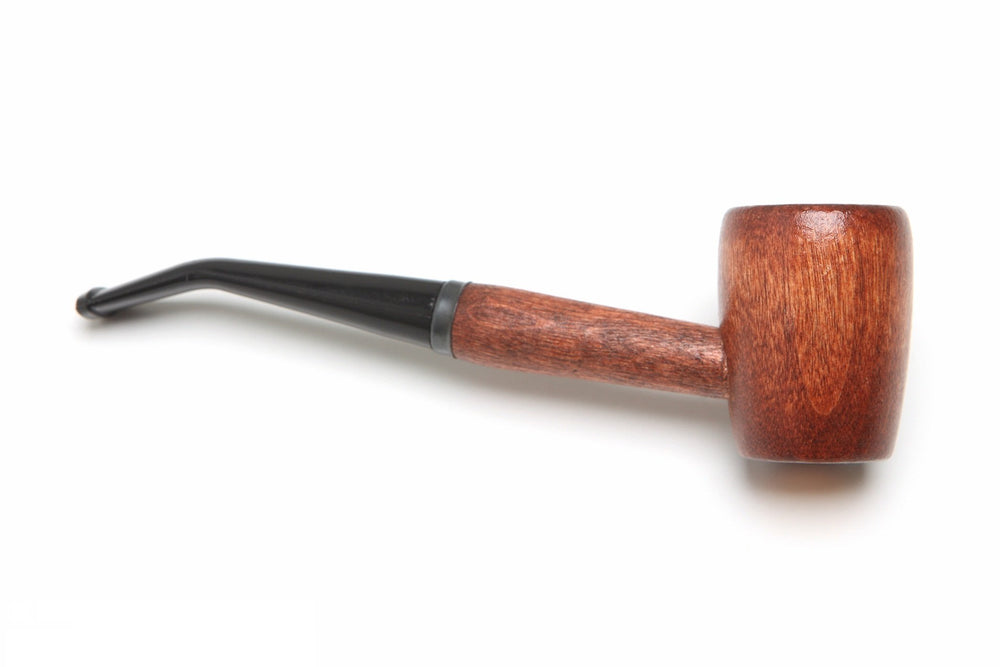 - Ozark Mountain Hardwood Tobacco Pipe - Rob Roy, Bent Bit