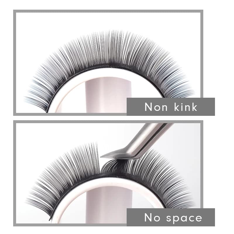 0.20-D, 11Mm Length: 0.2 Ellipse Eyelash Extensions Flat Lashes As Soft As 0.05 Lashes Cashmere Faux Mink Individual Eyelash Extensions Ellipse Lash C Curl D Curl Faux Mink Volum