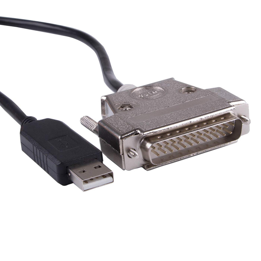Suamdoen USB to DB25 Male Serial Converter Apdater Null