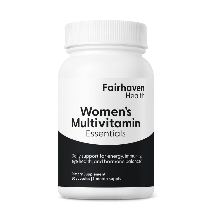 Womens Multivitamin Essentials | Once Daily Multivitamin for Women Support for Energy, Immune Health, Eye Health, Hormone Balance | Gluten, Dairy, Soy Free | Vegan | 30 Capsules