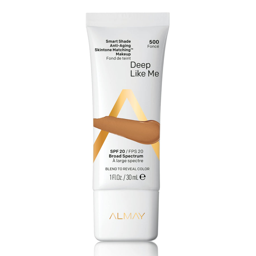 Smart Shade Anti-Aging Skintone Matching Makeup, Hypoallergenic, Cruelty Free, Oil Free, -Fragrance Free, Dermatologist Tested Foundation with SPF 20, 1oz
