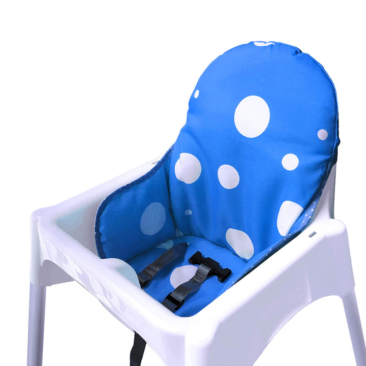 AT Seat Covers Cushion for IKEA Antilop Highchair, Washable Foldable Baby Highchair Cover IKEA Childs Chair Insert Mat Cushion(Ocean Blue)