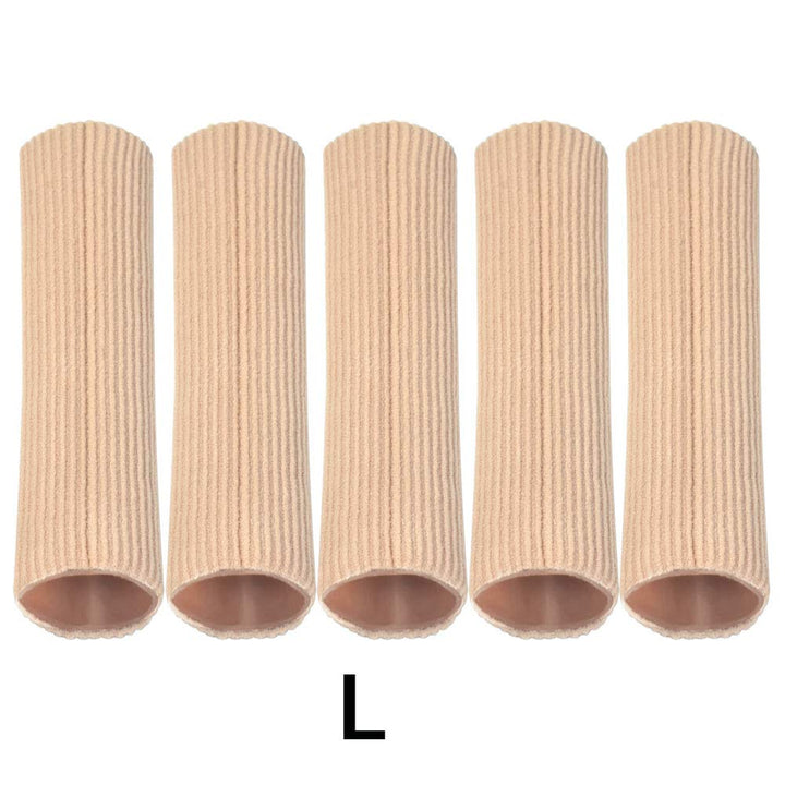 Cuttable Toe Tubes Sleeves 5 Pack, Made of Elastic Fabr