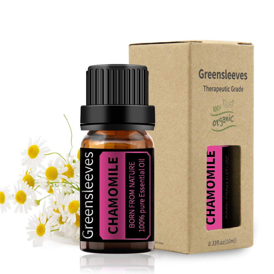 GREENSLEEVES Chamomile Essential Oil 10ml, 100% Pure Fr