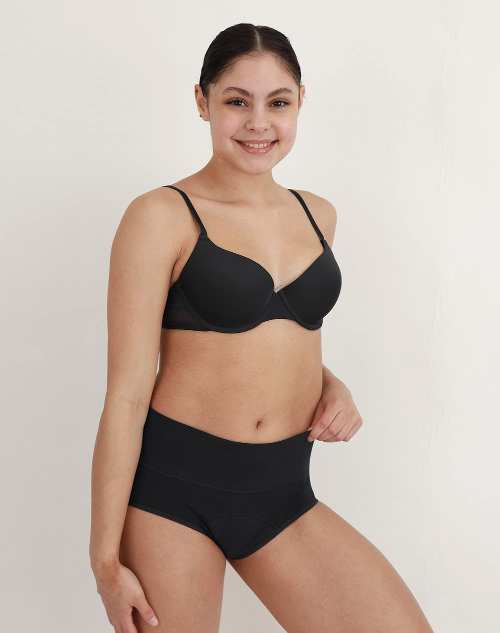 Women's Period Underwear High Waisted Postpartum Menstrual Panties 3 Pack