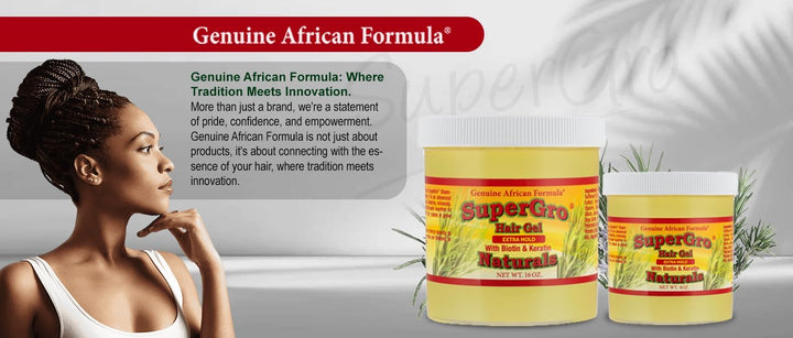 African Formula Super Grow Hair Gel Extra Hold 8oz