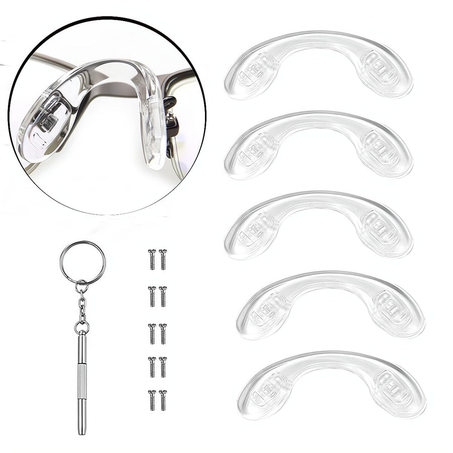 5PCS Eyeglasses Nose Pads,BEHLINE Glasses Bridge Strap/