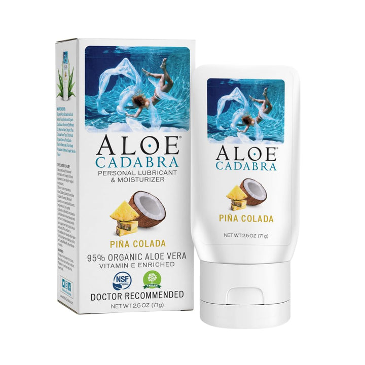 Aloe cadabra organic lubricant - pina colada 2.5 oz bottle by Seven Oaks Ranch