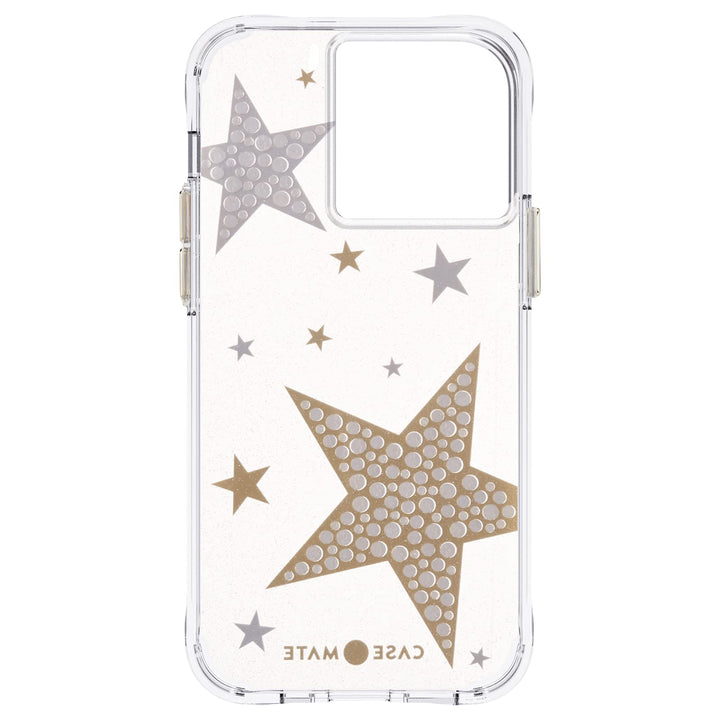 Case-Mate iPhone 13 Case - Sheer Superstar - with 10ft 