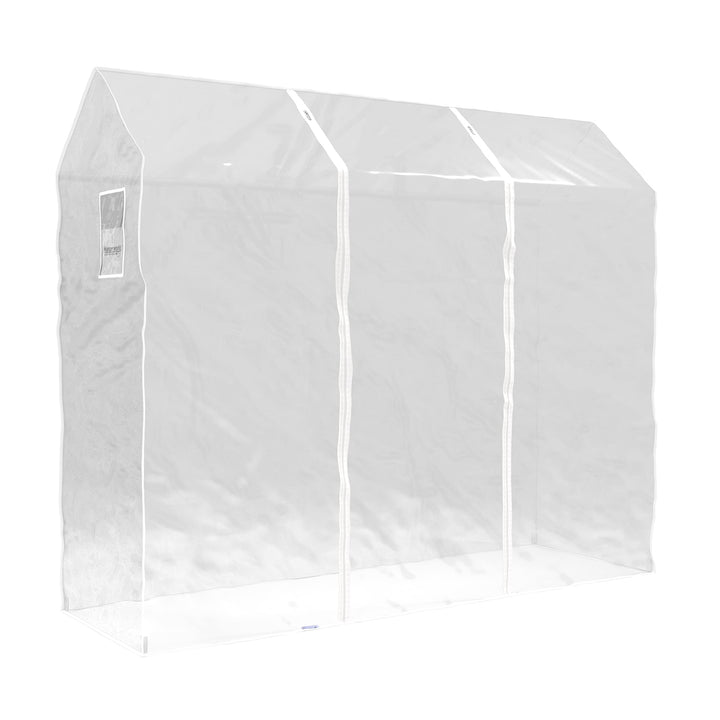 6ft Clothes Garment Rack Cover for Open Closet Clear Showerproof Cover ONLY (72x24)