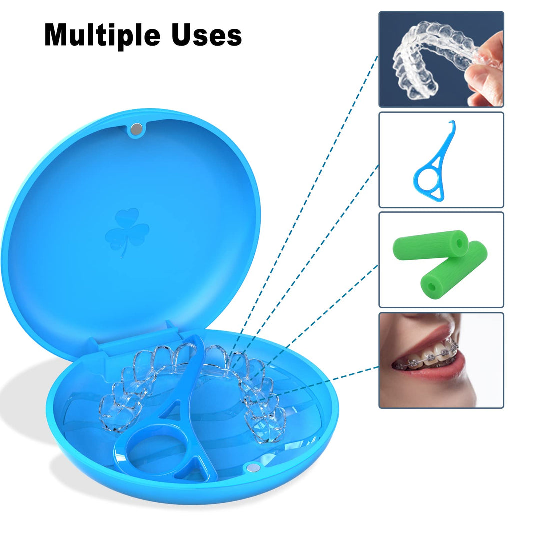 Retainer Box Retainer Case Retainer Container Partial Mouth Guard Container Case Denture Box