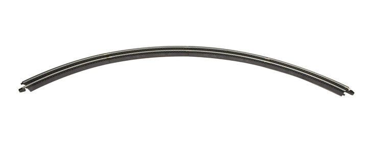 Bachmann Trains - Snap-Fit E-Z Track 18” Radius Curved Track (4/card) - Steel Alloy Rail With Black Roadbed - HO Scale